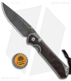 Chris Reeve Large Sebenza 31 Bog Oak Double Lug (3.625" Boomerang Damascus) -Knives Store Chris Reeve Large Sebenza 31 Bog Oak Double Lug Boomerang Damascus BHQ 137284 jr bottlecap