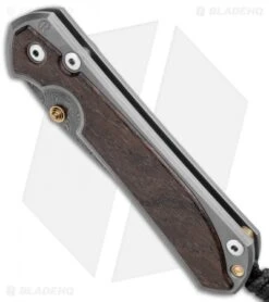 Chris Reeve Large Sebenza 31 Bog Oak Double Lug (3.625" Boomerang Damascus) -Knives Store Chris Reeve Large Sebenza 31 Bog Oak Double Lug Boomerang Damascus BHQ 137284 jr side