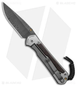 Chris Reeve Large Sebenza 31 LH Bog Oak (3.6" Damascus) -Knives Store Chris Reeve Large Sebenza 31 Bog Oak Ladder Damascus Left Hand BHQ 98953 td