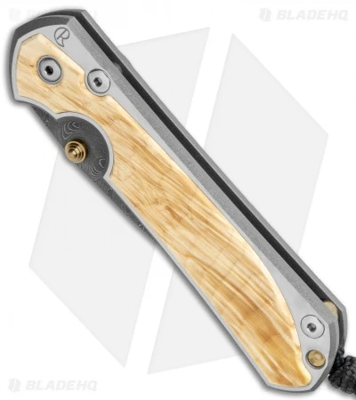 Chris Reeve Large Sebenza 31 Box Elder Knife Boomerang Dam. Double Lug (3.625") 4 Chris Reeve Large Sebenza 31 Box Elder Knife Boomerang Dam. Double Lug (3.625") - Image 2