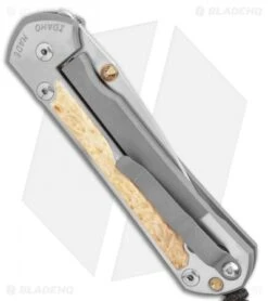 Chris Reeve Large Sebenza 31 Box Elder Double Thumb Lug (3" Satin) -Knives Store Chris Reeve Large Sebenza 31 Box Elder Double Thumb Lug BHQ 98961 LS Side