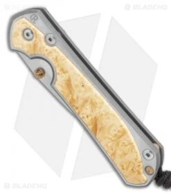 Chris Reeve Large Sebenza 31 Box Elder Double Thumb Lug (3" Satin) -Knives Store Chris Reeve Large Sebenza 31 Box Elder Double Thumb Lug BHQ 98961 LS Spine