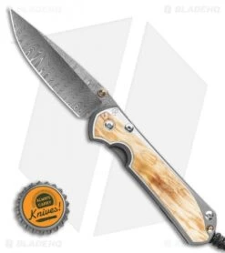 Chris Reeve Large Sebenza 31 Inlay Box Elder (3.6" Ladder Damascus) 9 Chris Reeve Large Sebenza 31 Inlay Box Elder (3.6" Ladder Damascus) -Knives Store Chris Reeve Large Sebenza 31 Box Elder Ladder Damascus BHQ 98960 LS Bottlecap