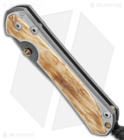 Chris Reeve Large Sebenza 31 Inlay Box Elder (3.6" Ladder Damascus) 4 Chris Reeve Large Sebenza 31 Inlay Box Elder (3.6" Ladder Damascus) - Image 2