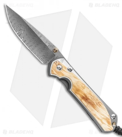 Chris Reeve Large Sebenza 31 Inlay Box Elder (3.6" Ladder Damascus) 3 Chris Reeve Large Sebenza 31 Inlay Box Elder (3.6" Ladder Damascus)