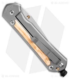 Chris Reeve Large Sebenza 31 Frame Lock Knife Box Elder Burl (3.625" SW) -Knives Store Chris Reeve Large Sebenza 31 FL Box Elder Burl SW BHQ 98964 jr side