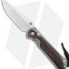 Chris Reeve Large Sebenza 31 Frame Lock Knife Macassar Ebony (3.625" Satin)