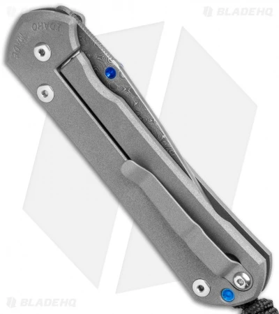 Chris Reeve Large Sebenza 31 Frame Lock Knife Ti (3.625" Raindrop Damascus) 5 Chris Reeve Large Sebenza 31 Frame Lock Knife Ti (3.625" Raindrop Damascus) - Image 3