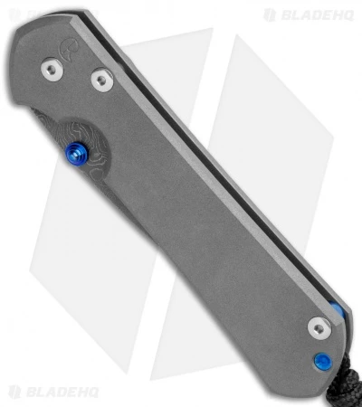 Chris Reeve Large Sebenza 31 Frame Lock Knife Titanium (3.625" Ladder Damascus) 4 Chris Reeve Large Sebenza 31 Frame Lock Knife Titanium (3.625" Ladder Damascus) - Image 2