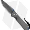 Chris Reeve Large Sebenza 31 Frame Lock Knife Titanium (3.6" Ladder Damascus) -Knives Store Chris Reeve Large Sebenza 31 FL Ti Ladder Damascus Double Thumb Lug BHQ 99023 jr