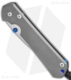 Chris Reeve Large Sebenza 31 Frame Lock Knife Titanium (3.6" Stonewash) -Knives Store Chris Reeve Large Sebenza 31 FL Ti SW L31 1000 BHQ 98929 jr spine