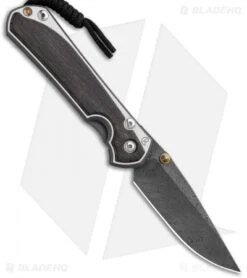 Chris Reeve Large Sebenza 31 Bog Oak (3.62" Boomerang Damascus) Left Hand