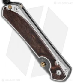 Chris Reeve Large Sebenza 31 Macassar Ebony (3.62" Raindrop Damascus) Left Hand 9 Chris Reeve Large Sebenza 31 Macassar Ebony (3.62" Raindrop Damascus) Left Hand -Knives Store Chris Reeve Large Sebenza 31 LEFT HAND Macassar Ebony Raindrop Damascus BHQ 98970 JR spine