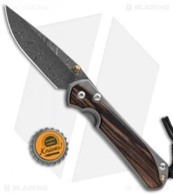 Chris Reeve Large Sebenza 31 Knife Macassar Ebony (3.625" Boomerang Dam.) -Knives Store Chris Reeve Large Sebenza 31 Macassar Ebony Boomerang Damascus BHQ 137271 jr bottlecap