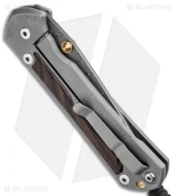 Chris Reeve Large Sebenza 31 Knife Macassar Ebony (3.625" Boomerang Dam.) -Knives Store Chris Reeve Large Sebenza 31 Macassar Ebony Boomerang Damascus BHQ 137271 jr side