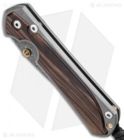 Chris Reeve Large Sebenza 31 Knife Macassar Ebony (3.625" Boomerang Dam.) -Knives Store Chris Reeve Large Sebenza 31 Macassar Ebony Boomerang Damascus BHQ 137271 jr spine