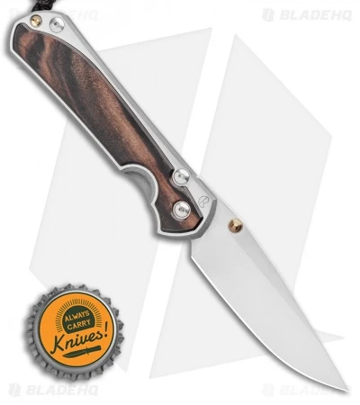 Chris Reeve Left-Hand Large Sebenza 31 Knife Macassar Ebony (3.625" Satin) 6 Chris Reeve Left-Hand Large Sebenza 31 Knife Macassar Ebony (3.625" Satin) - Image 4