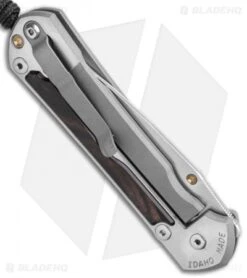 Chris Reeve Left-Hand Large Sebenza 31 Knife Macassar Ebony (3.625" Satin) 8 Chris Reeve Left-Hand Large Sebenza 31 Knife Macassar Ebony (3.625" Satin) -Knives Store Chris Reeve Large Sebenza 31 Macassar Ebony Left Hand BHQ 98966 LS Side