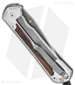 Chris Reeve Large Sebenza 31 Macassar Ebony Raindrop (3.6" Damascus) 8 Chris Reeve Large Sebenza 31 Macassar Ebony Raindrop (3.6" Damascus) -Knives Store Chris Reeve Large Sebenza 31 Macassar Ebony Raindrop Damascus BHQ 98971 LS Side