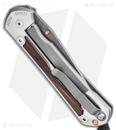 Chris Reeve Large Sebenza 31 Macassar Ebony Raindrop (3.6" Damascus) 5 Chris Reeve Large Sebenza 31 Macassar Ebony Raindrop (3.6" Damascus) - Image 3