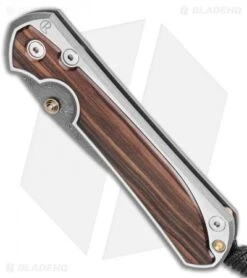 Chris Reeve Large Sebenza 31 Macassar Ebony Raindrop (3.6" Damascus) 7 Chris Reeve Large Sebenza 31 Macassar Ebony Raindrop (3.6" Damascus) -Knives Store Chris Reeve Large Sebenza 31 Macassar Ebony Raindrop Damascus BHQ 98971 LS Spine