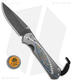 Chris Reeve Large Sebenza 31 Unique BS19 "A" (3.6" Ladder Damascus) -Knives Store Chris Reeve Large Sebenza 31 Unique Graphic BS19 A BHQ 142705 td size