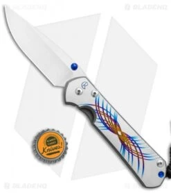 Chris Reeve Large Sebenza 31 Knife Unique Graphic Blue Swirl (3.6" Satin) 9 Chris Reeve Large Sebenza 31 Knife Unique Graphic Blue Swirl (3.6" Satin) -Knives Store Chris Reeve Large Sebenza 31 Unique Graphic Blue Swirl BHQ 113447 jr bottlecap