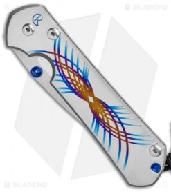 Chris Reeve Large Sebenza 31 Knife Unique Graphic Blue Swirl (3.6" Satin) 7 Chris Reeve Large Sebenza 31 Knife Unique Graphic Blue Swirl (3.6" Satin) -Knives Store Chris Reeve Large Sebenza 31 Unique Graphic Blue Swirl BHQ 113447 jr spine