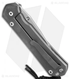 Chris Reeve Large Sebenza 31 Knife Unique Graphic Hematite Cabochon (3.6") -Knives Store Chris Reeve Large Sebenza 31 Unique Graphic Hematite Cabochon Polished A BHQ 113427 td side