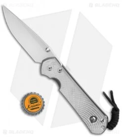 Chris Reeve Large Sebenza 31 Knife Unique Graphic Hematite Cabochon (3.6") -Knives Store Chris Reeve Large Sebenza 31 Unique Graphic Hematite Cabochon Polished A BHQ 113427 td size