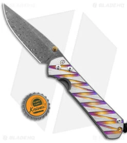 Chris Reeve Large Sebenza 31 Unique Graphic Zig Zag (3.6" Boomerang Damascus) -Knives Store Chris Reeve Large Sebenza 31 Unique Graphic Zig Zag C Boomerang Damascus BHQ 113461 jr bottlecap