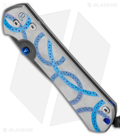 Chris Reeve Large Sebenza 31 Unique Arch Graphic (3.5" Raindrop Damascus) 4 Chris Reeve Large Sebenza 31 Unique Arch Graphic (3.5" Raindrop Damascus) - Image 2