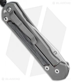 Chris Reeve Left-Hand Large Sebenza 21 Drop Point Black Micarta (3.625" SW) -Knives Store Chris Reeve Left Hand Large Sebenza 21 DP Black Micarta SW BHQ 111736 jr side