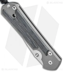 Chris Reeve Left-Hand Large Sebenza 21 Drop Point Black Micarta (3.625" SW) -Knives Store Chris Reeve Left Hand Large Sebenza 21 DP Black Micarta SW BHQ 111736 jr spine