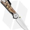 Chris Reeve Left Hand Large Sebenza 21 Knife Spalted Beech (3.6" Stonewash) -Knives Store Chris Reeve Left Hand Large Sebenza 21 Spalted Beech SW L21 1163 BHQ 87893 jr