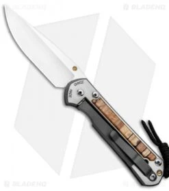 Chris Reeve Left Hand Large Sebenza 21 Knife Spalted Beech (3.6" Stonewash) -Knives Store Chris Reeve Left Hand Large Sebenza 21 Spalted Beech SW L21 1163 BHQ 87893 jr left