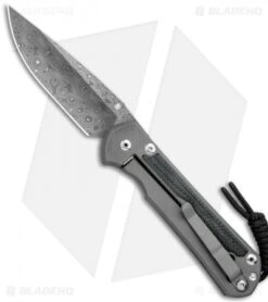 Chris Reeve Large Sebenza 31 Black Micarta Raindrop Damascus Left Hand 8 Chris Reeve Large Sebenza 31 Black Micarta Raindrop Damascus Left Hand -Knives Store Chris Reeve Left Hand Large Sebenza 31 Black Micarta Raindrop Damascus BHQ 98945 jr left