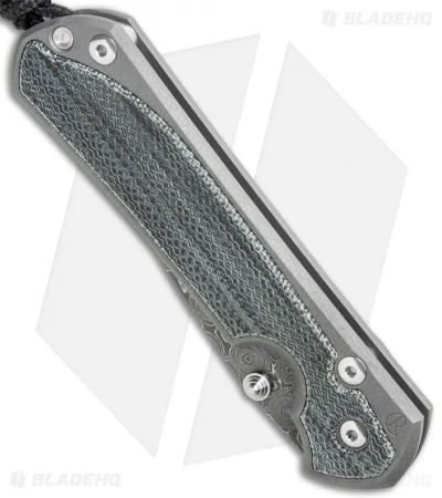 Chris Reeve Large Sebenza 31 Black Micarta Raindrop Damascus Left Hand 5 Chris Reeve Large Sebenza 31 Black Micarta Raindrop Damascus Left Hand - Image 3