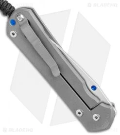 Chris Reeve Left-Hand Large Sebenza 31 Frame Lock Knife Ti (3.625" Stonewash) -Knives Store Chris Reeve Left Hand Large Sebenza 31 Frame Lock Knife Ti 3.625in SW BHQ 98930 LS Side