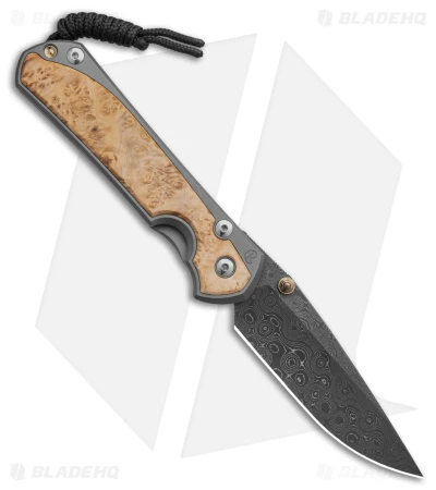 Chris Reeve Left Hand Large Sebenza 31 Box Elder (3.6" Raindrop Damascus) 3 Chris Reeve Left Hand Large Sebenza 31 Box Elder (3.6" Raindrop Damascus)