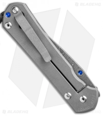 Chris Reeve Left-Hand Large Sebenza 31 Knife Ti (3.6" Boomerang Damascus) 5 Chris Reeve Left-Hand Large Sebenza 31 Knife Ti (3.6" Boomerang Damascus) - Image 3