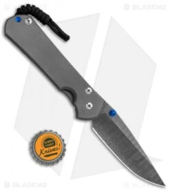 Chris Reeve Left-Hand Large Sebenza 31 Knife Ti (3.6" Ladder Damascus) -Knives Store Chris Reeve Left Hand Large Sebenza 31 Ti Ladder Damascus BHQ 99024 jr bottlecap