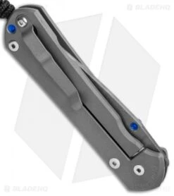 Chris Reeve Left-Hand Large Sebenza 31 Knife Ti (3.6" Ladder Damascus) -Knives Store Chris Reeve Left Hand Large Sebenza 31 Ti Ladder Damascus BHQ 99024 jr side