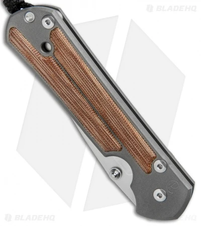 Chris Reeve Left-Hand Large Sebenza 21 Drop Point Micarta (3.625" SW) 5 Chris Reeve Left-Hand Large Sebenza 21 Drop Point Micarta (3.625" SW) - Image 3