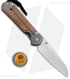 Chris Reeve Left-Hand Large Sebenza 21 Sheepsfoot Micarta (3.625" SW) -Knives Store Chris Reeve Left Hand Sebenza 21 Sheepsfoot Micarta SW BHQ 94350 jr bottlecap