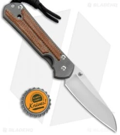 Chris Reeve Left-Hand Small Sebenza 21 Sheepsfoot Micarta (2.9" SW) -Knives Store Chris Reeve Left Hand Small Sebenza 21 Sheepsfoot Micarta SW BHQ 94346 jr bottlecap