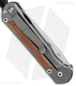 Chris Reeve Left-Hand Small Sebenza 21 Sheepsfoot Micarta (2.9" SW) -Knives Store Chris Reeve Left Hand Small Sebenza 21 Sheepsfoot Micarta SW BHQ 94346 jr side