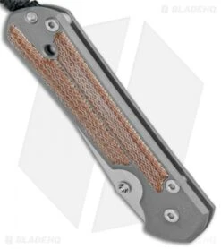 Chris Reeve Left-Hand Small Sebenza 21 Tanto Natural Micarta Inlays (2.9" SW) -Knives Store Chris Reeve Left Hand Small Sebenza 21 Tanto Natural Micarta Inlays Satin BHQ 94348 jr spine