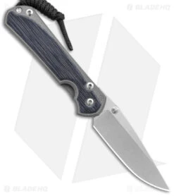 Chris Reeve Left Hand Small Sebenza 31 Knife Black Micarta Double Lug (3" SW)