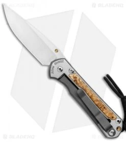 Chris Reeve Left-Hand Small Sebenza 31 Knife Box Elder Burl (2.94" Satin) 8 Chris Reeve Left-Hand Small Sebenza 31 Knife Box Elder Burl (2.94" Satin) -Knives Store Chris Reeve Left Hand Small Sebenza 31 Box Elder Burl Satin BHQ 99000 jr left